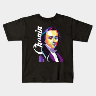 Chopin popart Kids T-Shirt